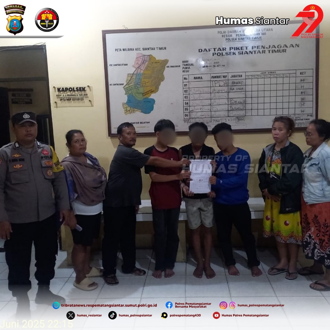 Pencurian Tabung Gas Berakhir Dengan Problem Solving di Polsek Siantar Timur Pencurian Tabung Gas Berakhir Dengan Problem Solving di Polsek Siantar Timur
