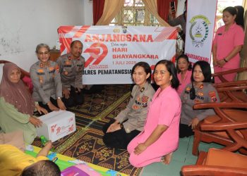 Sambut Hari Bhayangkara ke-79, Polres Pematangsiantar Anjangsana