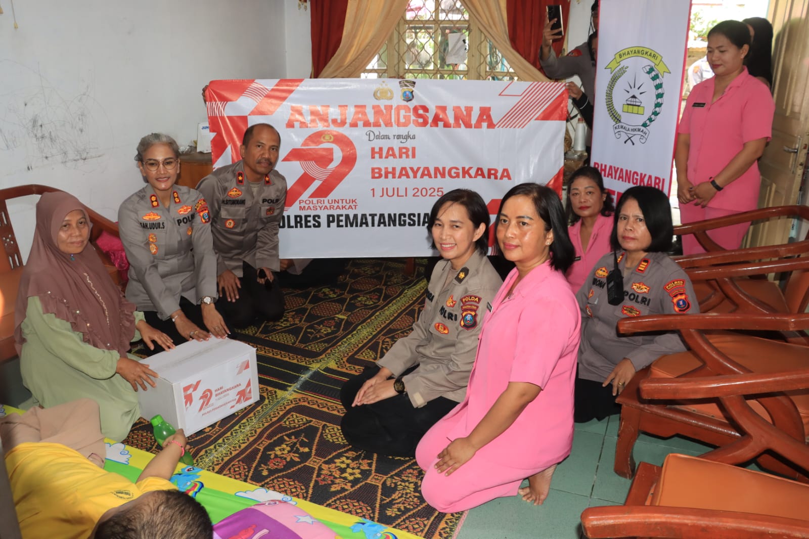 Sambut Hari Bhayangkara ke-79, Polres Pematangsiantar Anjangsana Sambut Hari Bhayangkara ke-79, Polres Pematangsiantar Anjangsana