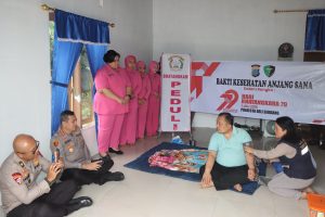 Sambut Hari Bhayangkara ke-79, Kapolresta Deli Serdang Gelar Anjangsana dan Bakti Kesehatan Untuk Personel
