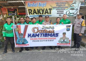 Jumat Curhat Kamtibmas, Polsek Siantar Barat Duduk bersama Warganya
