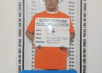 Sat Resnarkoba Polres Pematangsiantar Amankan Pengedar Sabu Jalan Nagur Gang Nenggala