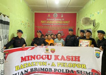 Minggu Kasih Brimob Sumut, Wujud Nyata Kepedulian Menyambut Hari Bhayangkara ke-79