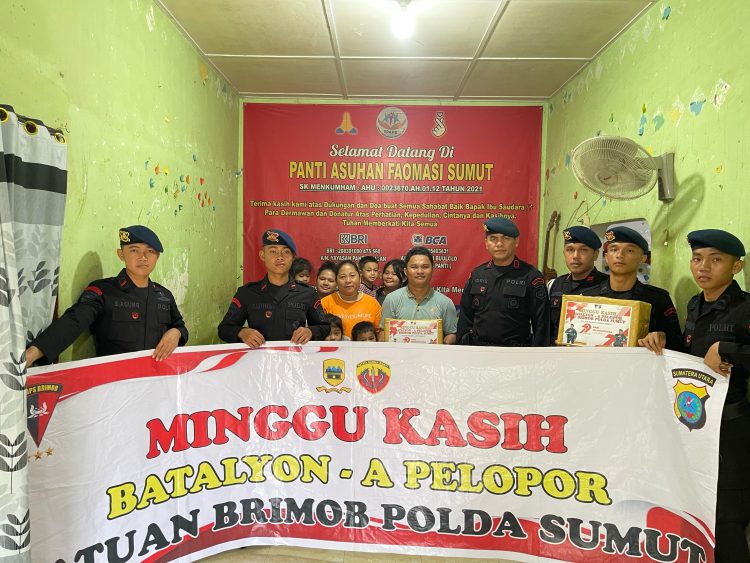 Minggu Kasih Brimob Sumut, Wujud Nyata Kepedulian Menyambut Hari Bhayangkara ke-79