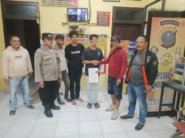 Perkara Perkelahian di Jalan Kotanopan Berujung Damai di Polsek Siantar Barat