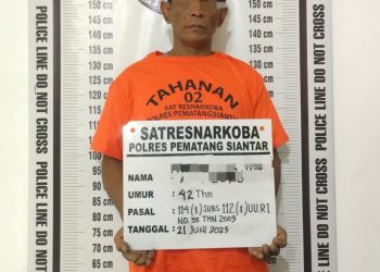 Polres Pematangsiantar Amankan Pengedar Sabu di Eks Terminal Sukadame, Barbut 76 Paket Sabu