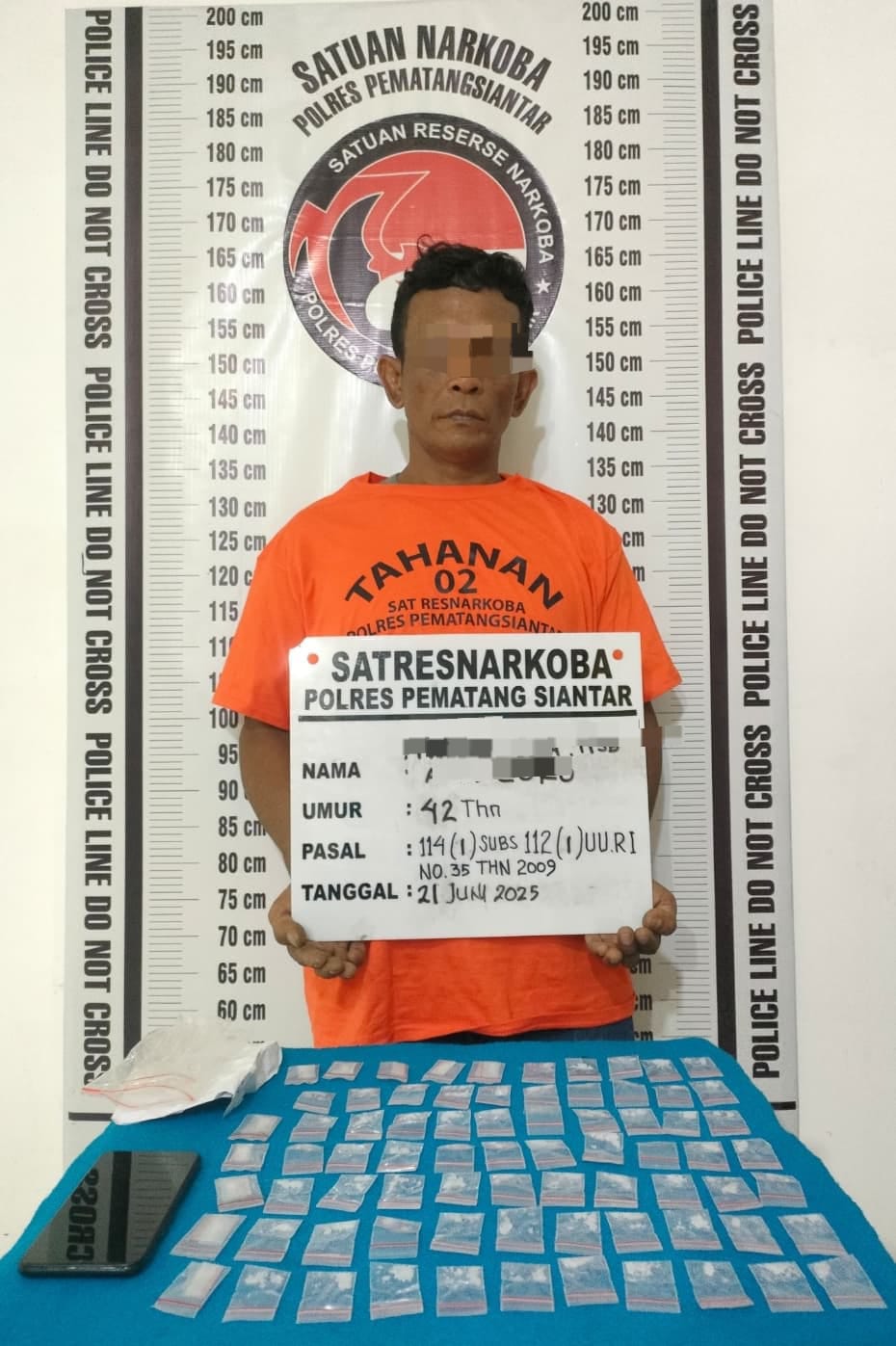Polres Pematangsiantar Amankan Pengedar Sabu di Eks Terminal Sukadame, Barbut 76 Paket Sabu Polres Pematangsiantar Amankan Pengedar Sabu di Eks Terminal Sukadame, Barbut 76 Paket Sabu