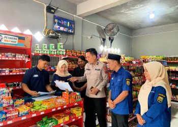 Polsek Tanjung Beringin Hadiri Peresmian BUMDes, Dukung Kemajuan Ekonomi Desa