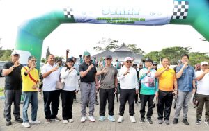 Lepas Peserta Geobike Kaldera Toba #8, Bupati Simalungun Berpesan Agar Biker Hati-hati Di Jalan