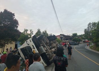 Lakalantas di Jalan Siantar- Parapat, Sopir Truk Asal Asahan Tewas