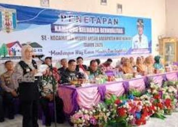 Plt Bupati Way Kanan Tetapkan Kampung KB Negeri Besar