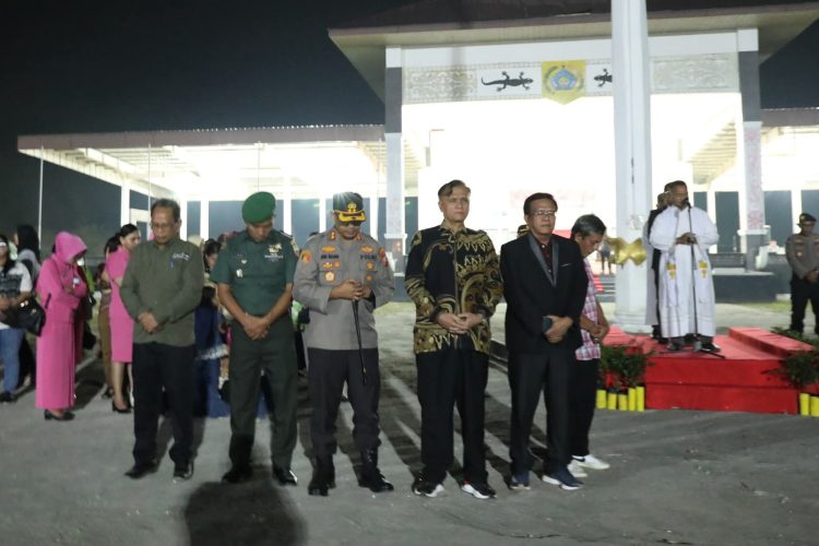 HUT Bhayangkara ke-79, Polres Pakpak Bharat Gelar Renungan Suci, Doa Lintas Agama dan Pelepasan Ribuan Lampion 