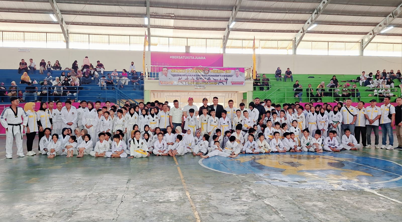 Kepala BNN Kota Binjai Menghadiri Pembukaan Ujian Kenaikan Tingkat Taekwondo