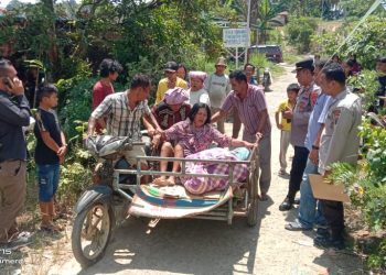 Polsek Siantar Martoba Cek TKP Temuan Jasad M Hutabarat Dip Perladangan Jalan Rindung Ujung 