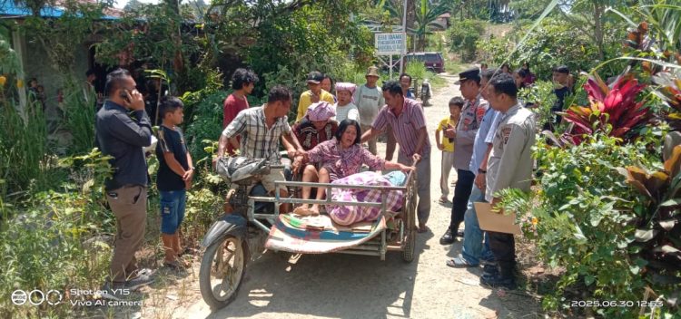 Polsek Siantar Martoba Cek TKP Temuan Jasad M Hutabarat Dip Perladangan Jalan Rindung Ujung 