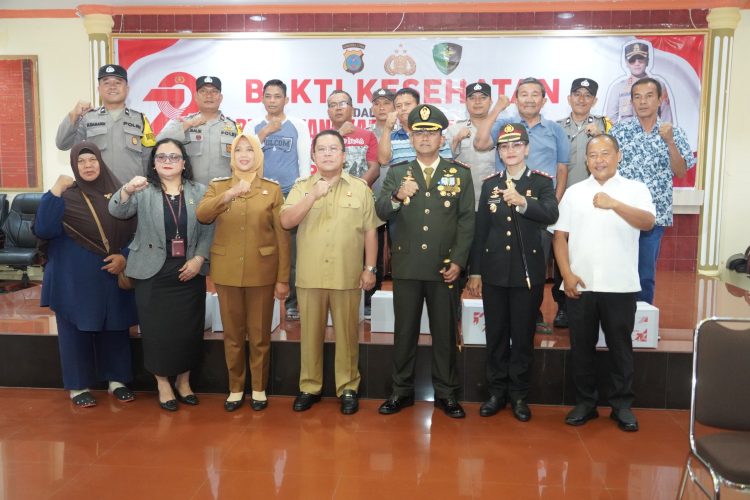 Wujud Sinergitas TNI-Polri, Danrem 022/PT Hadiri Upacara HUT Bhayangkara ke-79 di Polres Pematangsiantar