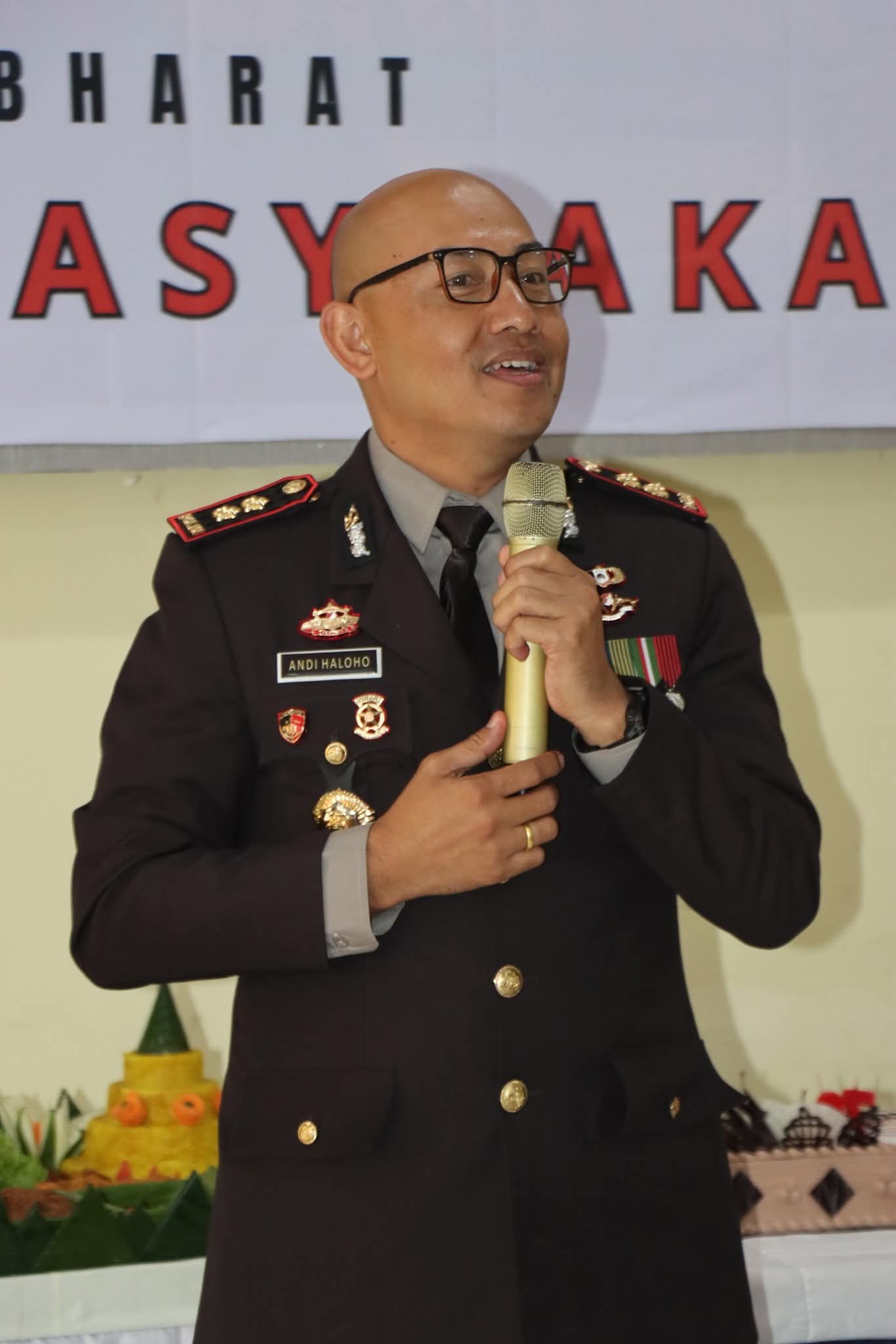 Kebersamaan Warnai Syukuran HUT Bhayangkara Ke-79 Tahun 2025 Yang Diadakan Polres Pakpak Bharat
