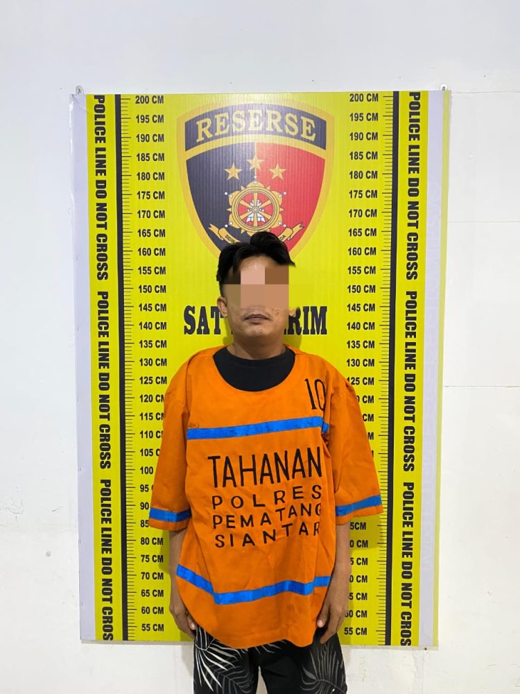 Sat Reskrim Polres Pematangsiantar Amankan Pelaku Penggelapan Sepeda Motor 