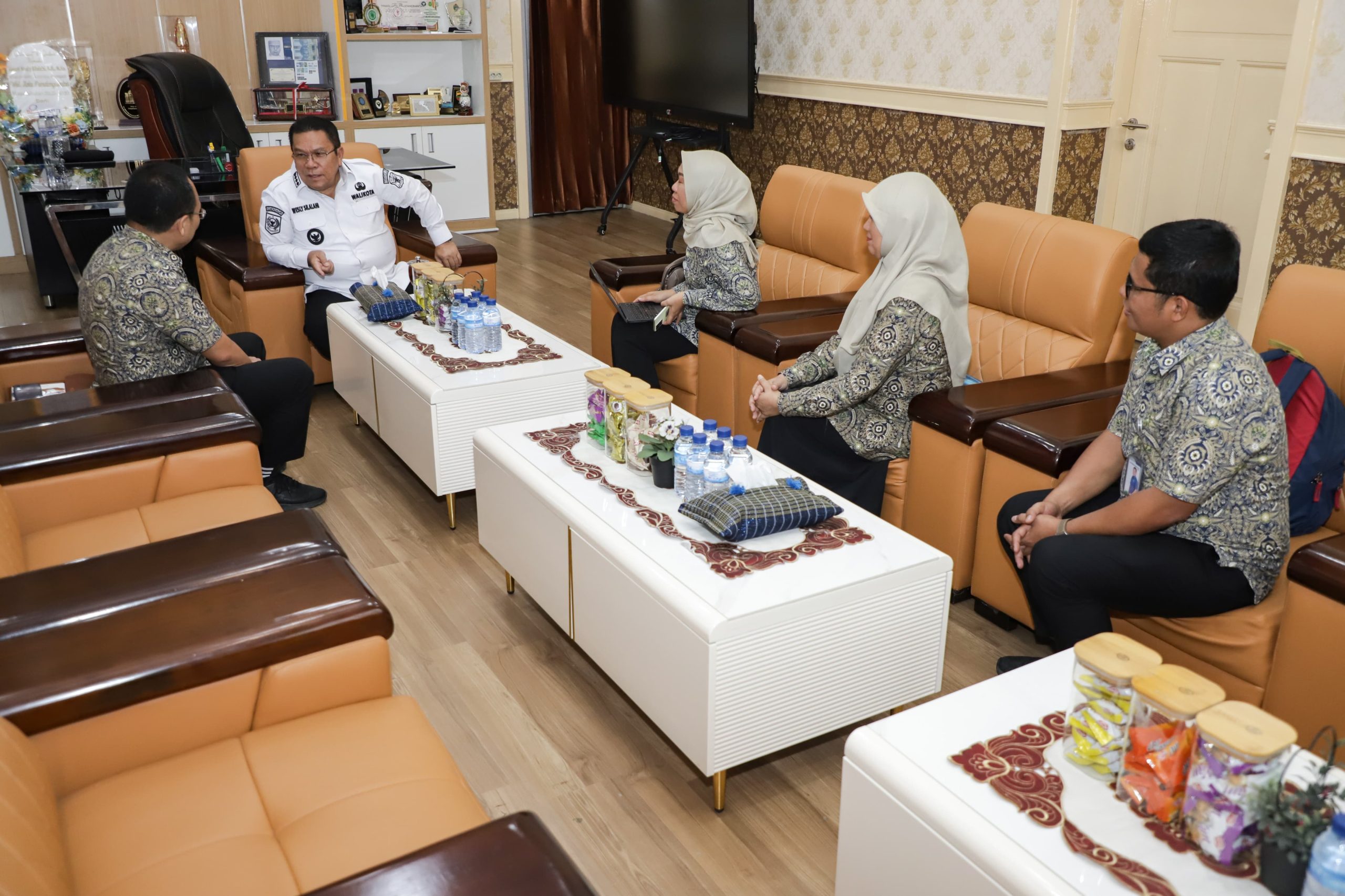 Wali Kota Pematangsiantar Wesly Silalahi dan BPJS Kesehatan Duduk Bersama Membahas RSUD Djasamen Saragih Menjadi RS Rujukan Regional