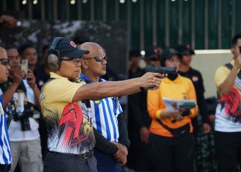 Wakapolda Sumut Resmi Membuka Ajang Kejuaraan Menembak di Mako Brimob, Semarakkan HUT Bhayangkara ke-79