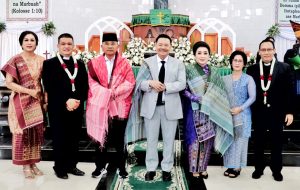 Bupati Simalungun Anton Achmad Saragih Mengajak GKPS Untuk Bersinergi Dan Berkolaborasi Dengan Pemerintah Mensosialisasikan Tentang Bahaya Narkoba