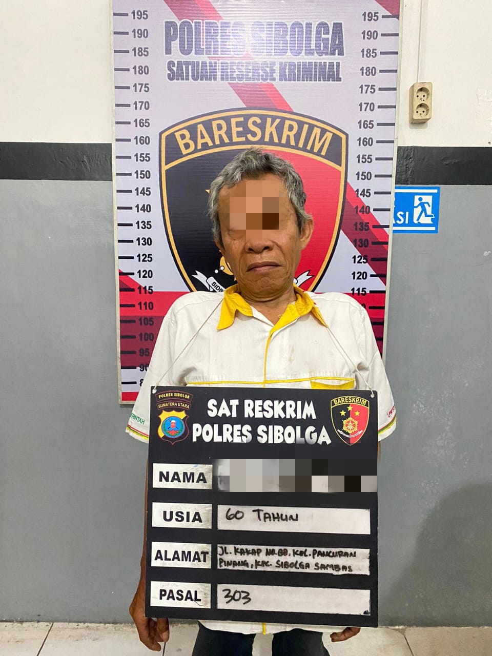 Gercep Tim Opsnal Sat Reskrim Polres Sibolga Tangkap Pelaku Judi Hongkong