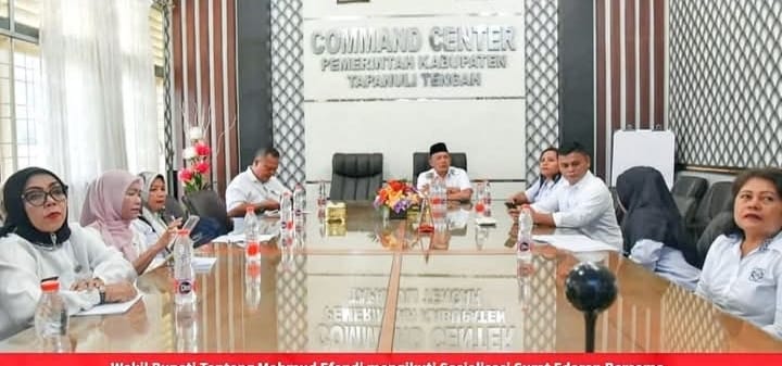 Wakil Bupati Tapteng Ikuti Sosialisasi Surat Edaran Bersama 6 Menteri Pembentukan Tempat Penitipan Anak Wakil Bupati Tapteng Ikuti Sosialisasi Surat Edaran Bersama 6 Menteri Pembentukan Tempat Penitipan Anak