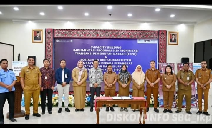 Wali Kota Sibolga Hadiri Capacity Building Implementasi ETPD dan Sosialisasi Digitalisasi Sistem Pembayaran