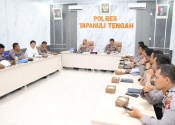 Polres Tapanuli Tengah Tingkatkan Kesiapan Personel Melalui Latpraops Jelang Operasi Patuh Toba 2025