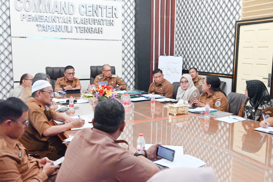 Bupati Tapanuli Tengah Pimpin Rapat Pengendalian Inflasi Kabupaten Tapanuli Tengah Bupati Tapanuli Tengah Pimpin Rapat Pengendalian Inflasi Kabupaten Tapanuli Tengah