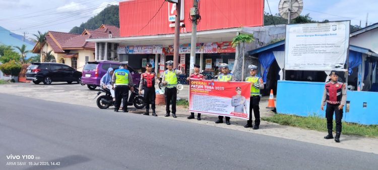 Operasi Patuh Toba 2025 Dimulai, Polres Tapteng Sasar 10 Pelanggaran Lalu Lintas Prioritas