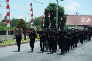 Satuan Brimob Polda Sumut Latih Karakter dan Mental Mahasiswa Universitas Prima Indonesia