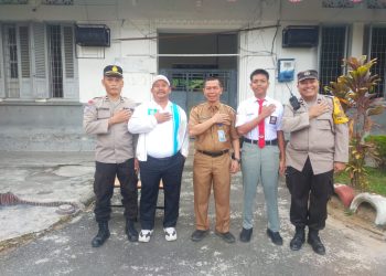 Tahun Ajaran Baru, Polsek Siantar Timur Hadir Berikan Pembinaan Wawasan Kebangsaan di SMAN 4