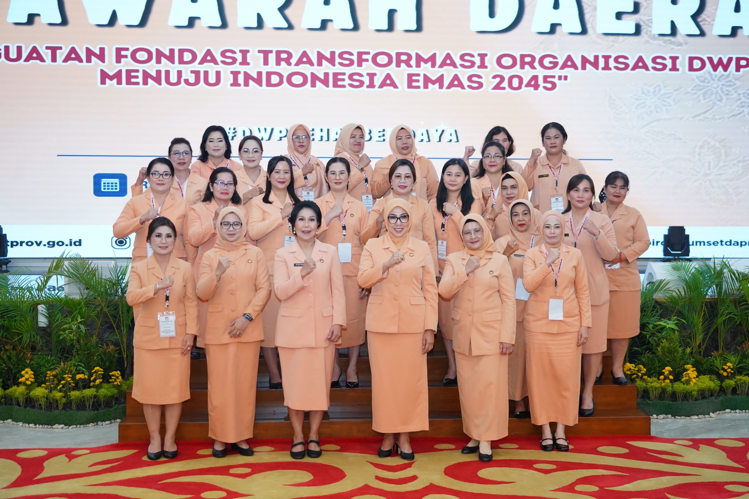 Ketua Dharma Wanita Persatuan Kabupaten Pakpak Bharat Hadiri Musda Ke V Dharma Wanita Persatuan Provinsi Sumut