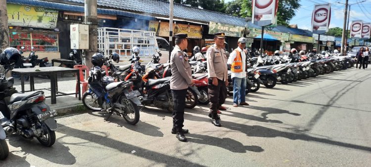 Cegah Pungli, Sat Binmas Polres Pematangsiantar Sambang Kamtibmas Kepada Jukir di Jalan Vihara