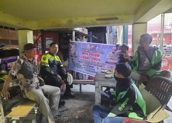 Operasi Patuh Toba 2025, Sat Lantas Polres Pematangsiantar Laksanakan Sosialisasi Malam Hari