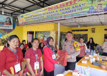 Polsek Siantar Utara Hadiri Pembukaan Pelatihan Menjahit di LPK Kasih