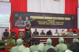 Danrem 022/PT Kunjungi Kodim Simalungun, Pererat Sinergi dan Kepedulian Prajurit Danrem 022/PT Kunjungi Kodim Simalungun, Pererat Sinergi dan Kepedulian Prajurit