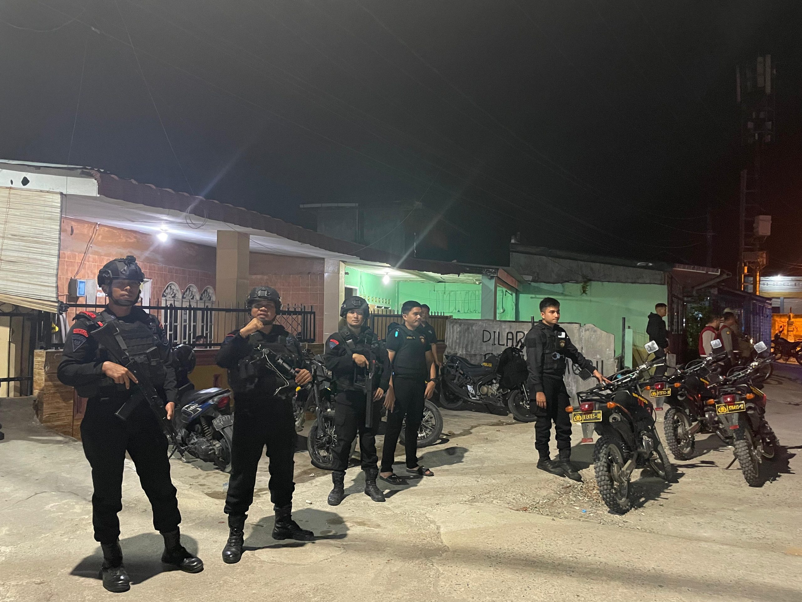Brimob Sumut Gelar Patroli Cipta Kondisi, Jaga Kondusivitas Belawan Tetap Aman dan Terkendali