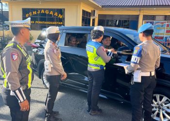 Operasi Patuh Toba 2025, Polres Pematangsiantar Lakukan Gaktibplin Terhadap Personil Polri dan PNS