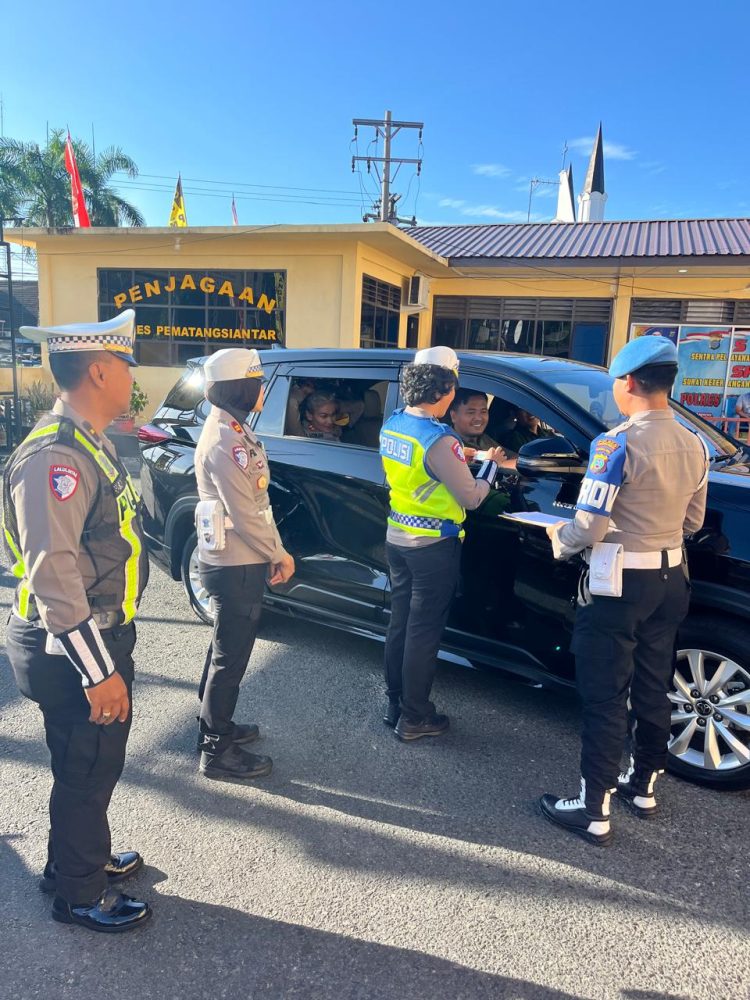 Operasi Patuh Toba 2025, Polres Pematangsiantar Lakukan Gaktibplin Terhadap Personil Polri dan PNS
