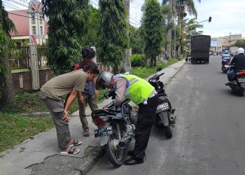 Operasi Patuh Toba 2025, Sat Lantas Polres Pematangsiantar Lakukan Penindakan Tilang