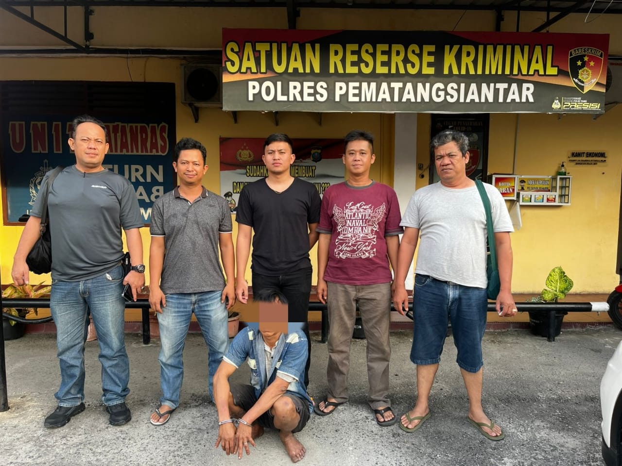 Sat Reskrim Polres Pematangsiantar Berhasil Mengamankan Terduga Pelaku Curat