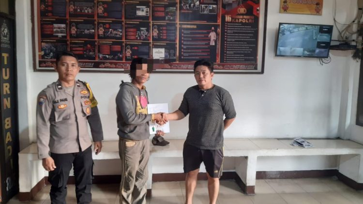 Dugaan Percobaan Pembakaran Kios di Parluasan Berakhir Damai di Polsek Siantar Utara 