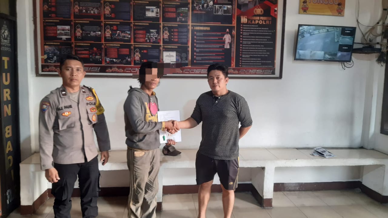 Dugaan Percobaan Pembakaran Kios di Parluasan Berakhir Damai di Polsek Siantar Utara 