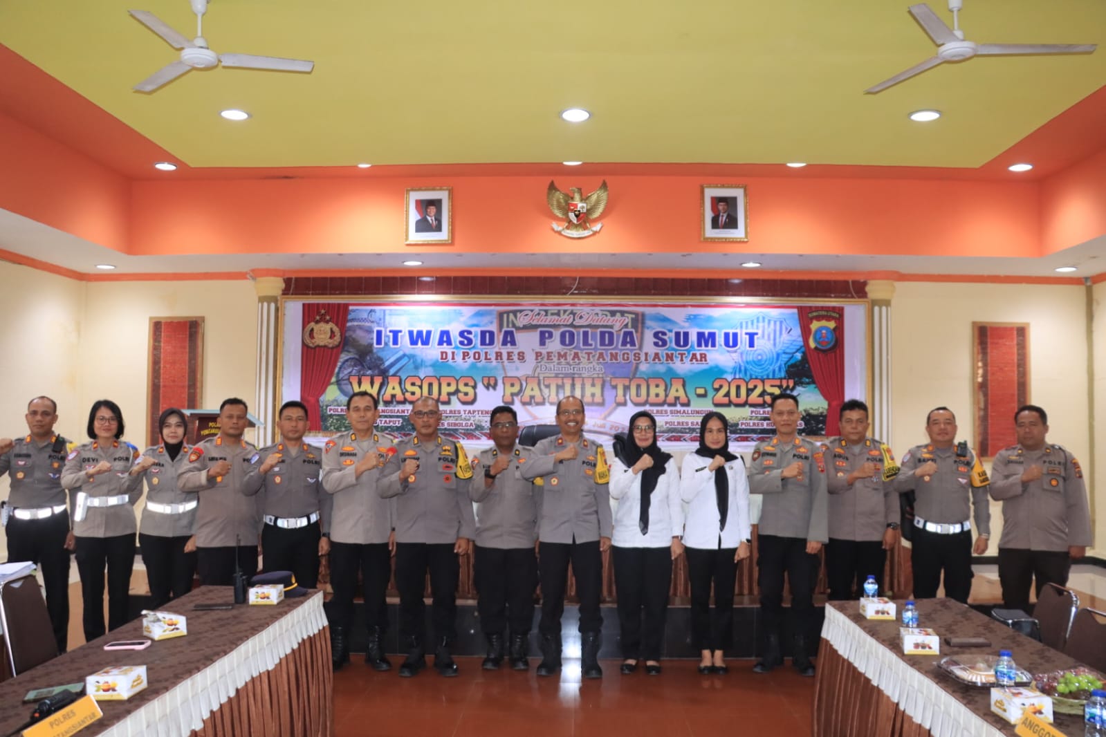 Polres Pematangsiantar Terima Kunker Tim Wasops Patuh Toba 2025 Polda Sumut