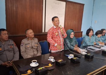 Sat Binmas Polres Pematangsiantar Patroli Rutin Sambang Kamtibmas di Kantor Camat Siantar Barat