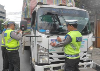 H-13 Ops Patuh Toba 2025 Didominasi Pelanggar Tidak Pakai Helm SNI, Satlantas Polres Sibolga Langsung Tilang Di Tempat
