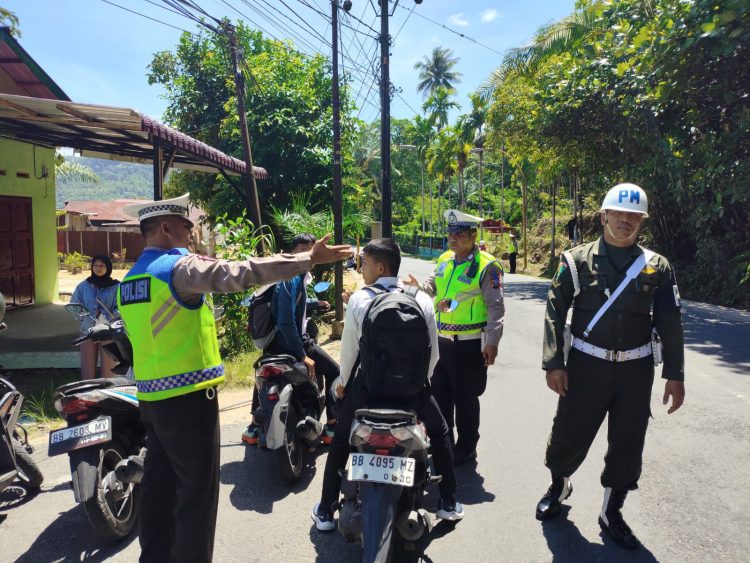Ops Patuh Toba 2025 Polres Sibolga, Berakhir Ajak Warga Tertib Berlalu Lintas