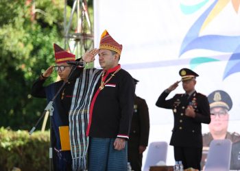 Bupati Franc Bernhard Tumanggor Sebagai Irup Hari Jadi Kabupaten Pakpak Bharat ke 22 Tahun 2025
